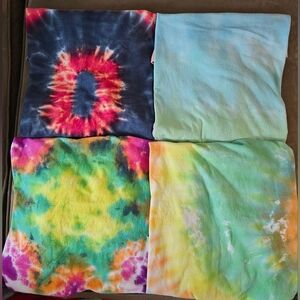 Original 1 of a kind XLarge Tie Dye Gildan T-shirts 4ea
